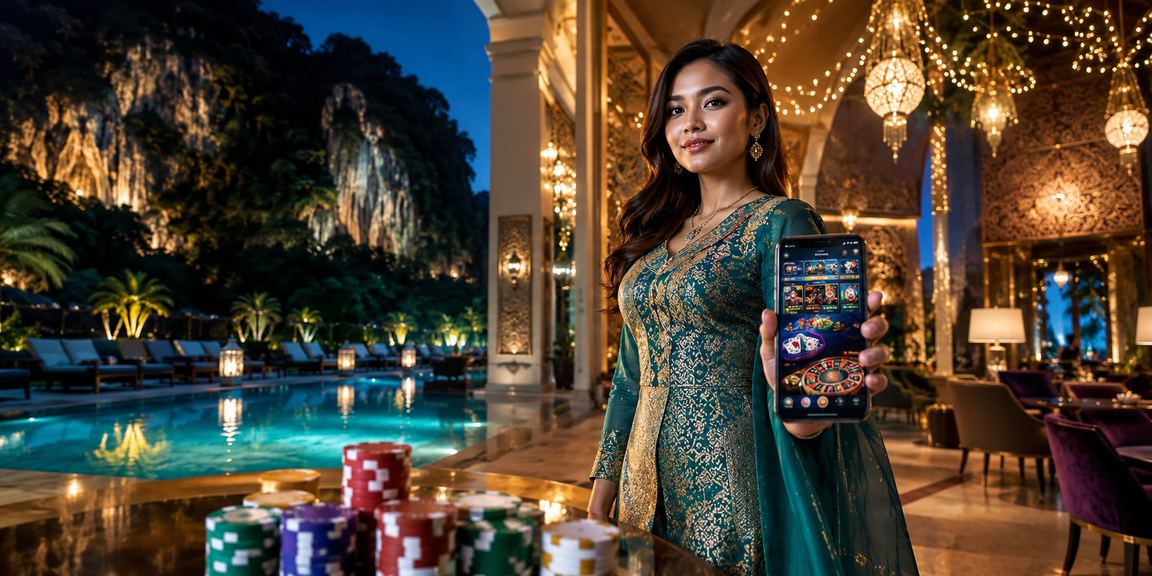 Pengguna di Ipoh menikmati aktiviti pertaruhan dalam talian sempena musim Hari Raya yang meriah