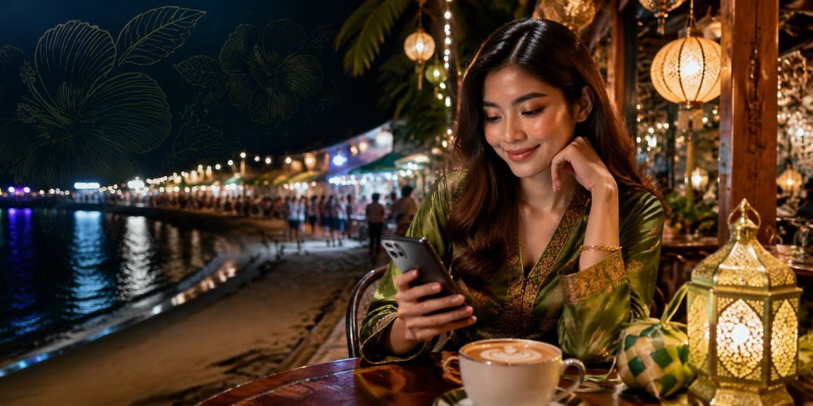 Pengguna Malaysia mengakses kasino mudah alih semasa perayaan Hari Raya dengan penuh semangat