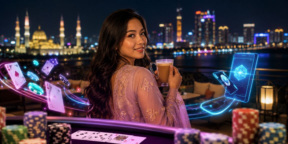 Pemain poker di Selangor menganalisis strategi pertaruhan dengan rekaan gaya Melayu